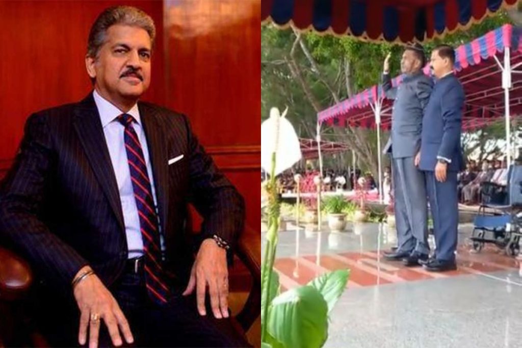 anand mahindra and sub major swamy