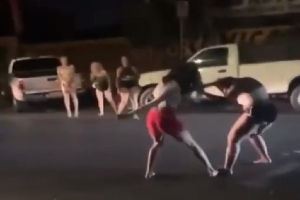 Video of two women fighting on the street has gone viral Watch here