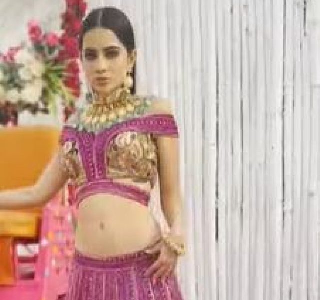 Urfi Javed’s first bridal look in lehenga choli |  HOT Pics here