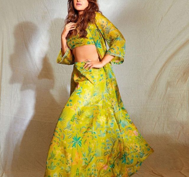 Sonakshi Sinha nails a head turning look in yellow printed three piece co ord set