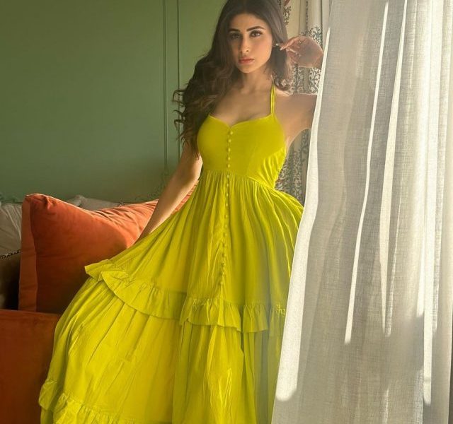 Mouni Roy’s yellow backless dress is perfect pick for the dinner date