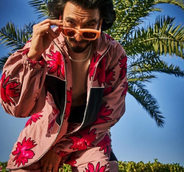 Ranveer Singh gives weekend vibes in red quirky co-ord set