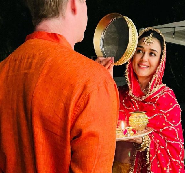Bumbro Bumbro actress Preity G Zinta shares adorable picture from Karwa Chauth