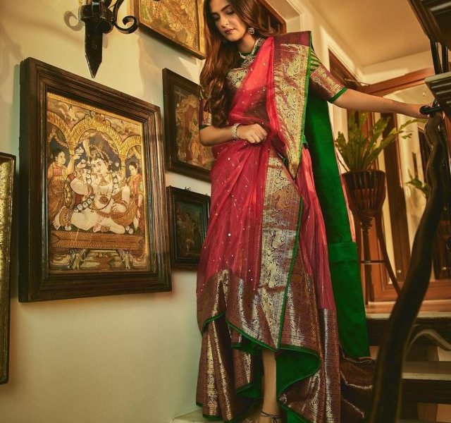 Sonam Kapoor’s red saree for Karwa Chauth is just  goals