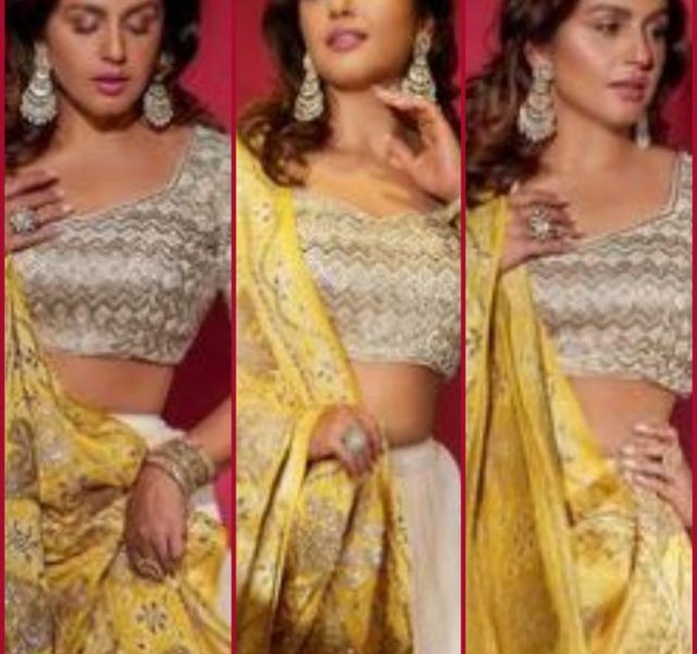 Huma Qureshi celebrates Dussehra in beautiful lehenga