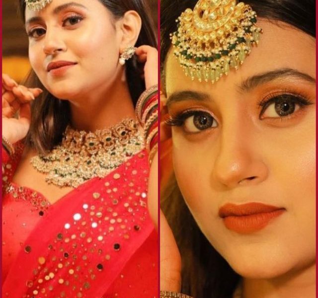 Is  Anjali Arora getting married? Kaccha Badam fame shares bridal look in RED saree