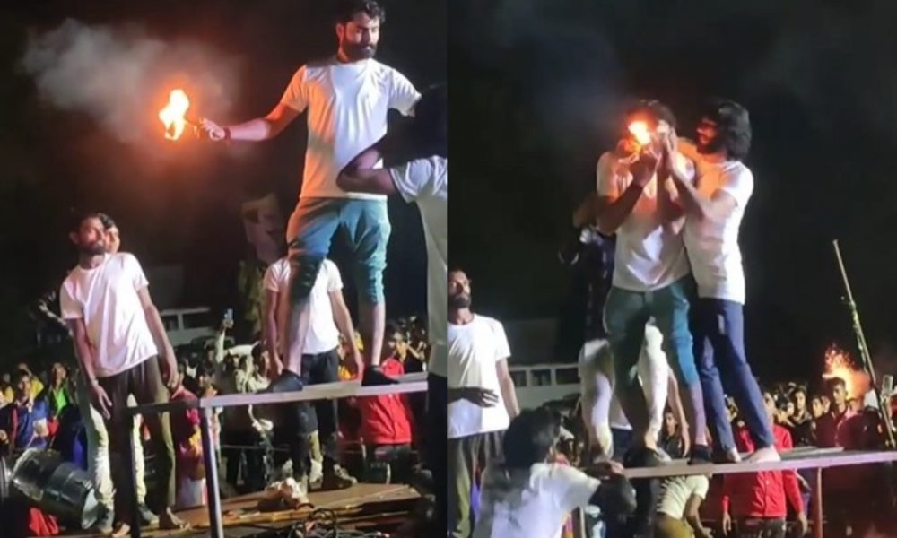 Stuntman’s fire act goes wrong, beard catches flames in seconds, horrifying VIDEO surface online