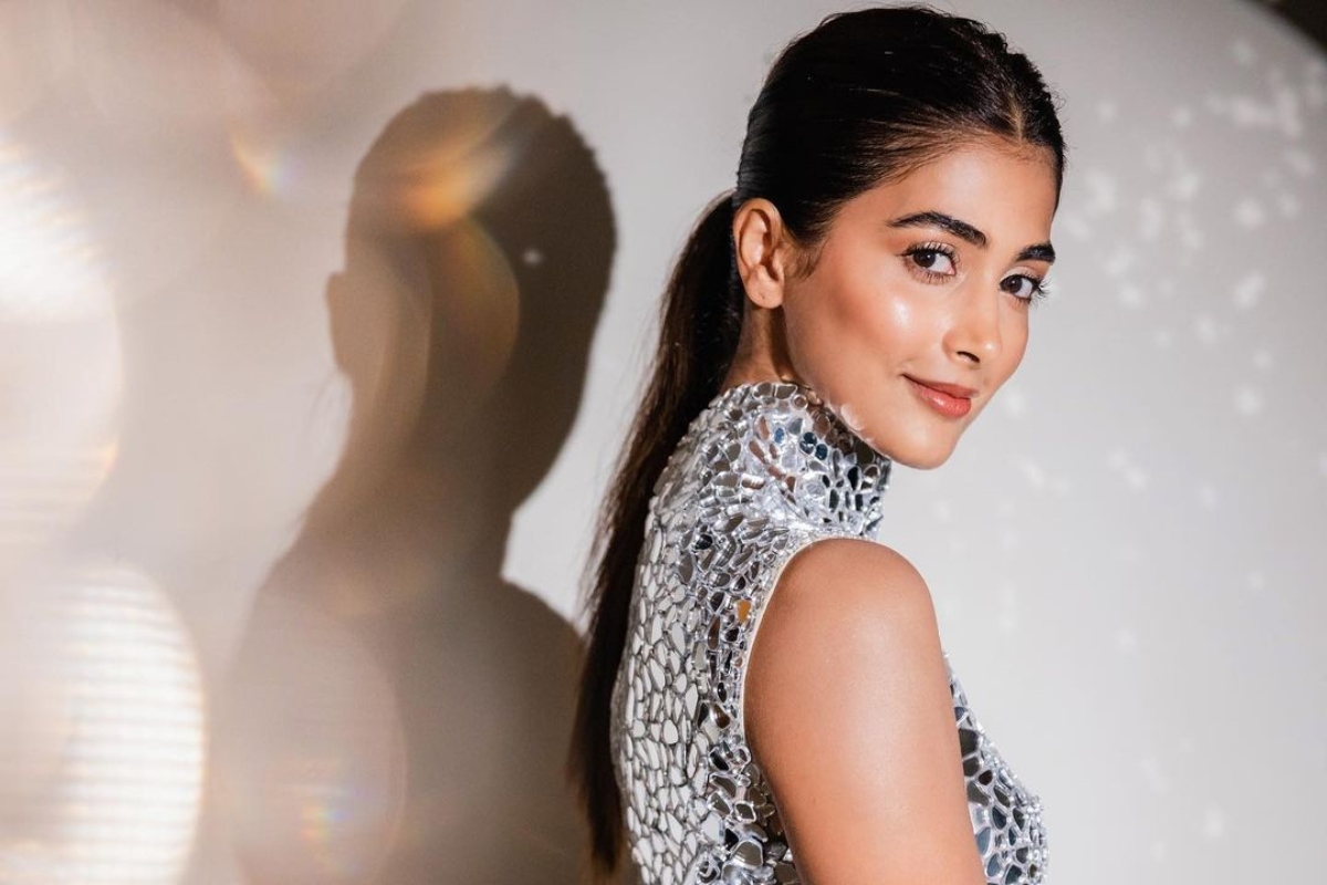 IN PICS: Pooja Hegde shines brighter than the sun in all mirror work gown