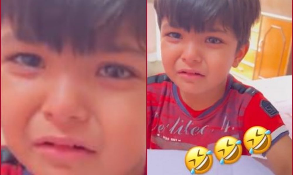 “Zindagi bhar padhai karte karte buddha ho jaunga…”:  Little boy refuses to study  (VIRAL VIDEO)