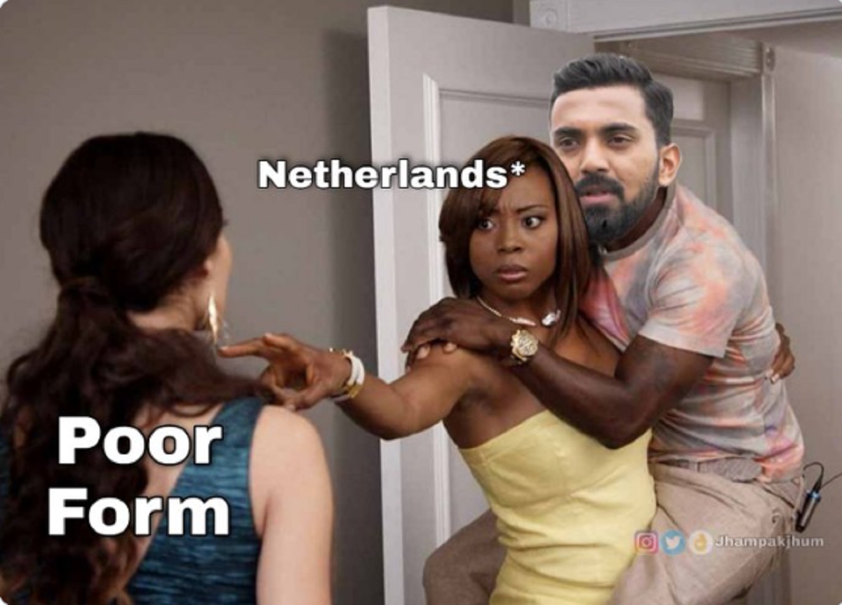 Ind Vs NED T20 WC: KL Rahul roasted with memes after he goes out cheaply again
