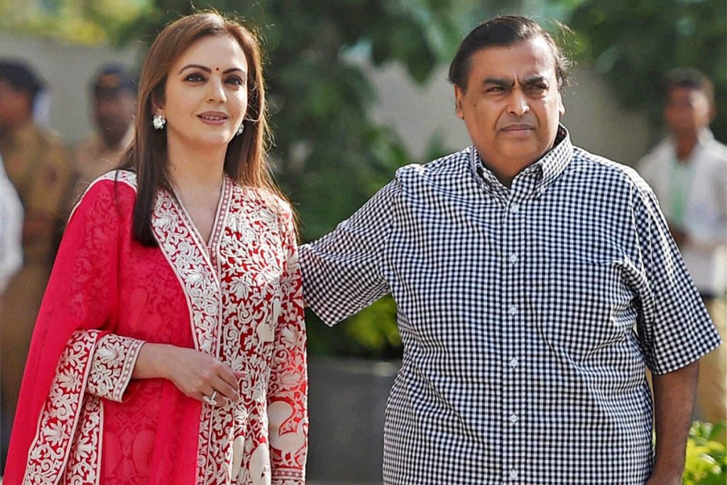 mukesh ambani and nita ambani