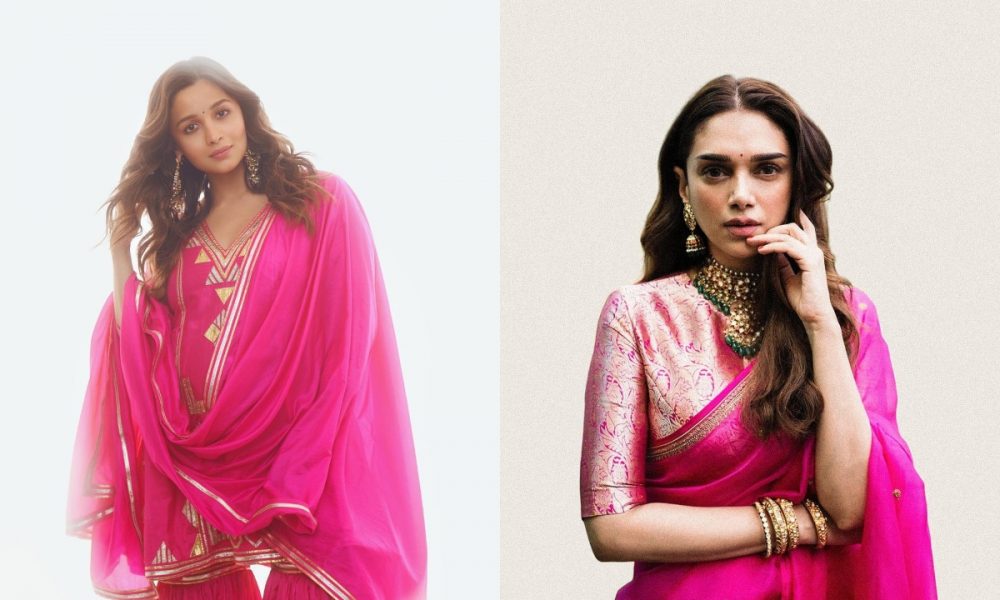 Bollywood inspired ethnic looks in pink to wear this festive season
