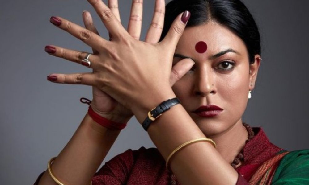 Here is the first picture from Sushmita Sen’s forthcoming web series, “Taali”