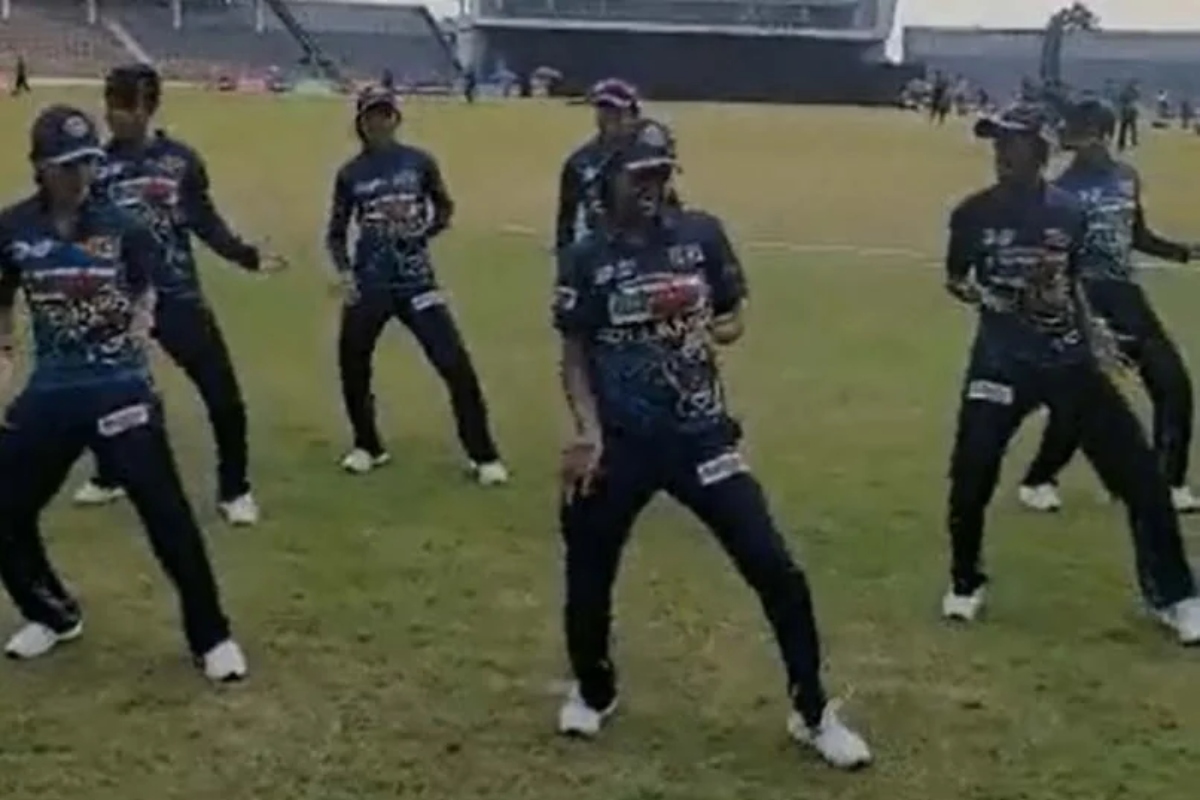 Sri Lanka players grooves in style after defeating Pak in Women’s Asia Cup, VIDEO surfaces
