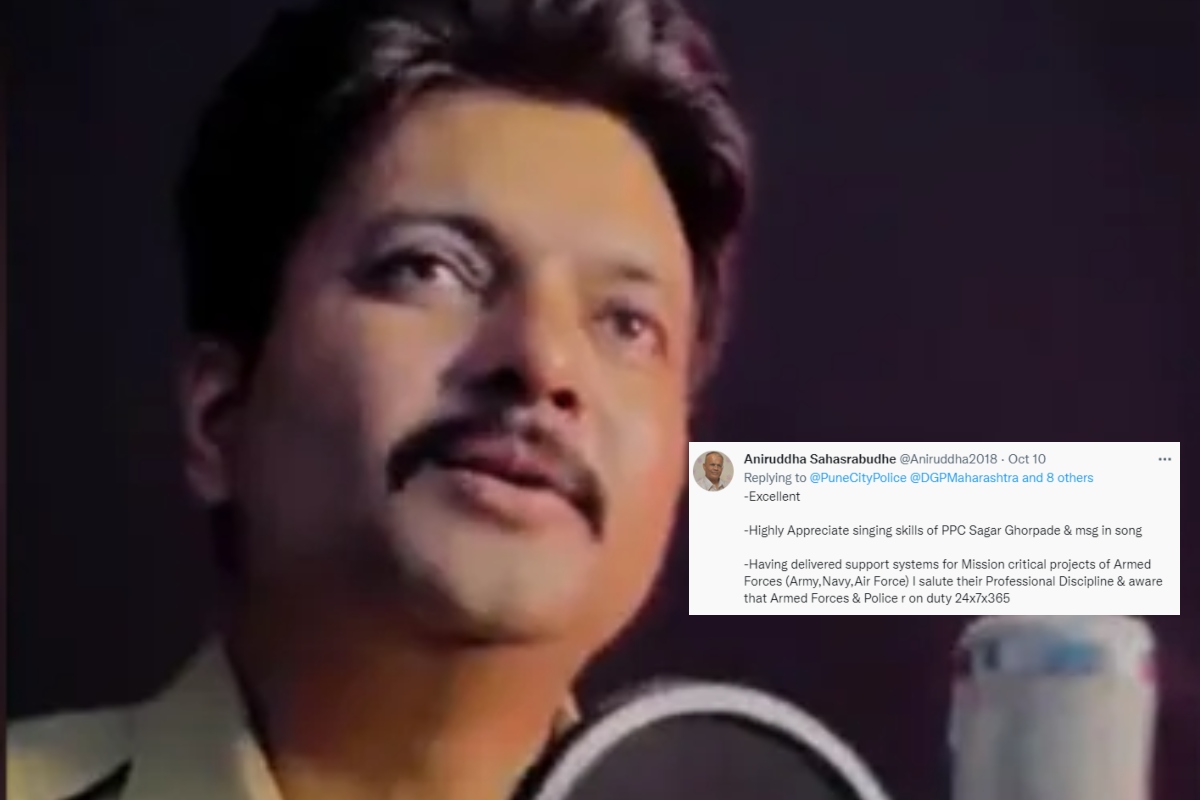 VIDEO:  Pune Police Constable singing ‘Desh Mere’ goes viral on Internet