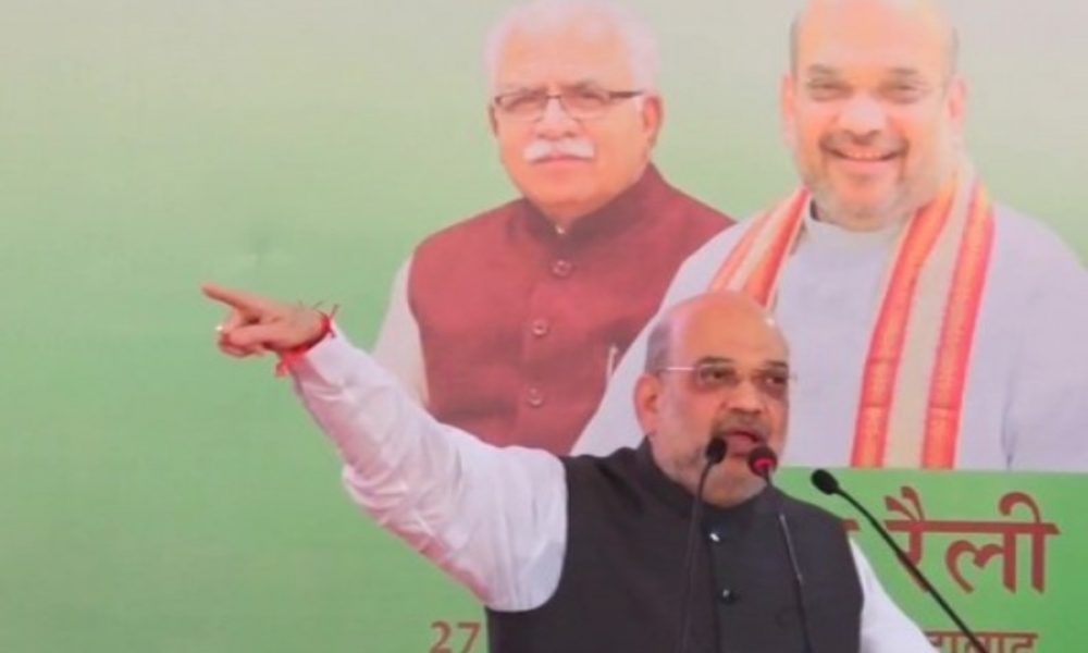 Hooda used to run “3D” govt in Haryana: Shah attacks Congress