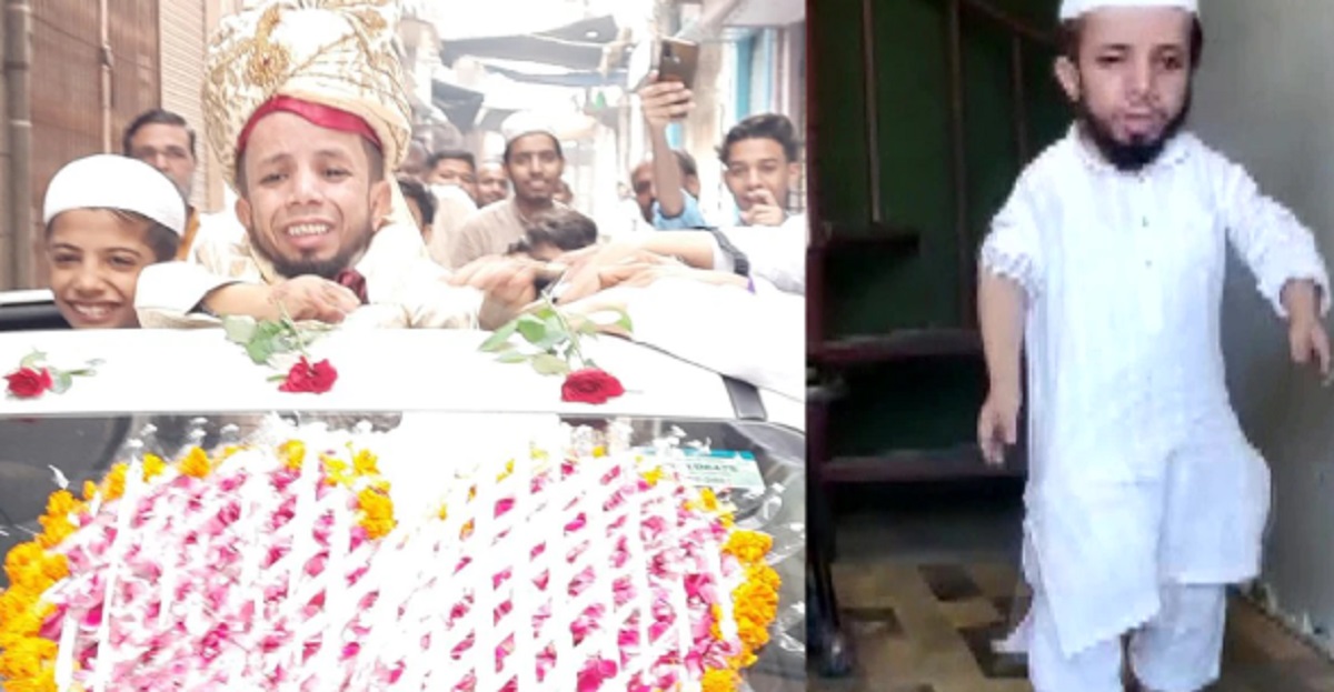 UP’s 2.3 feet tall Azeem Mansoori gets married finally, a glimpse of his baraat.. WATCH