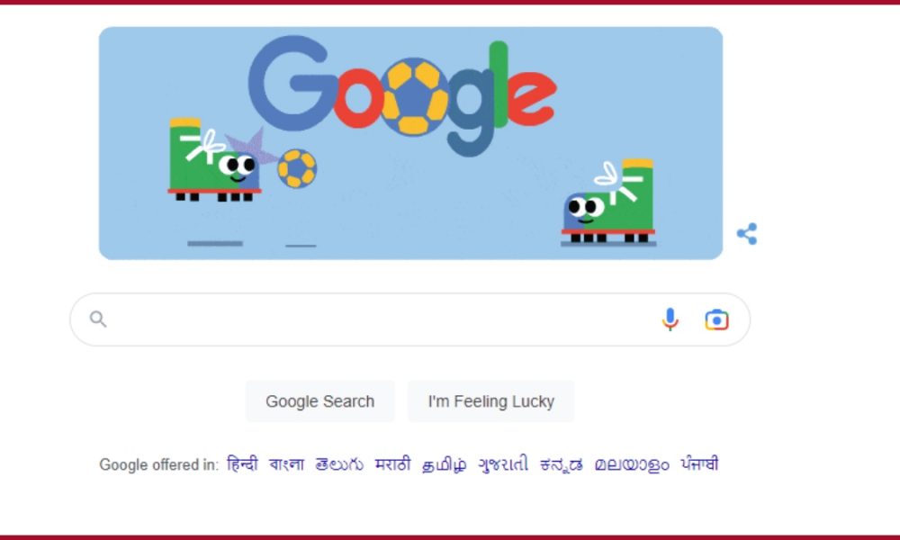 Google dedicates Doodle to celebrate the beginning of FIFA World Cup Qatar 2022