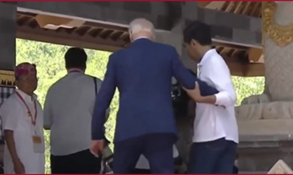 Biden stumbles again during Mangrove forest visit at G20 Summit, Bali (VIDEO)