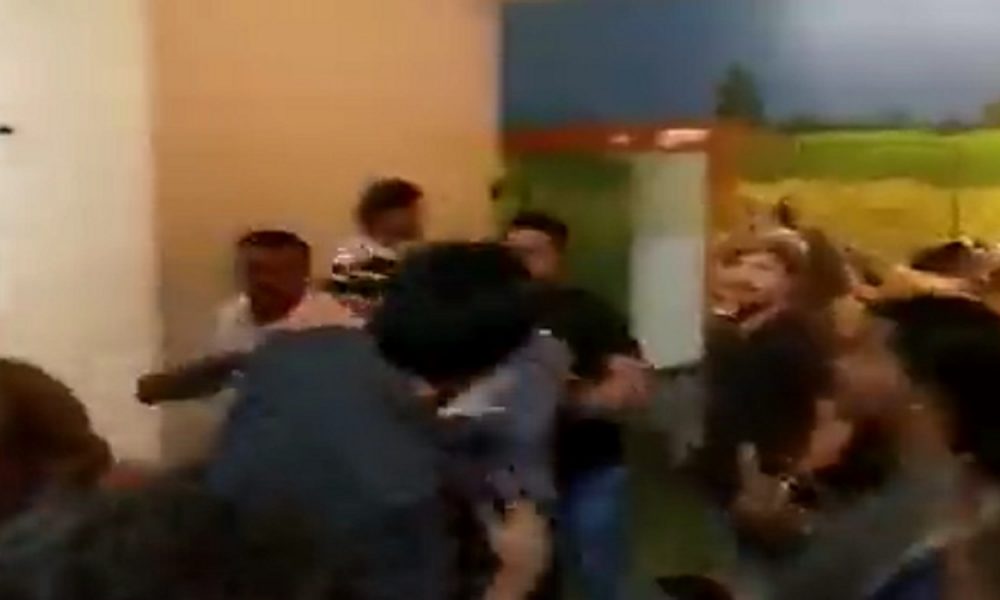 MNS goons beat hotel manager for not playing Marathi songs at premises, VIDEO surfaces