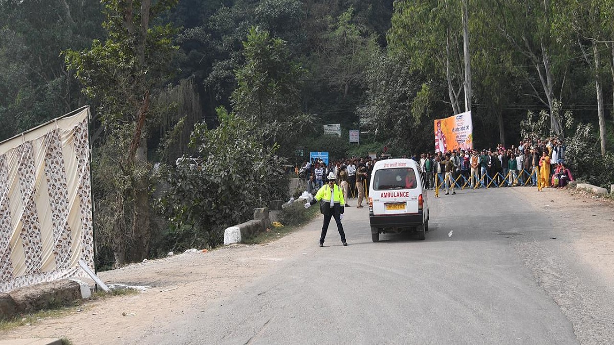 Modi convoy - Himachal -