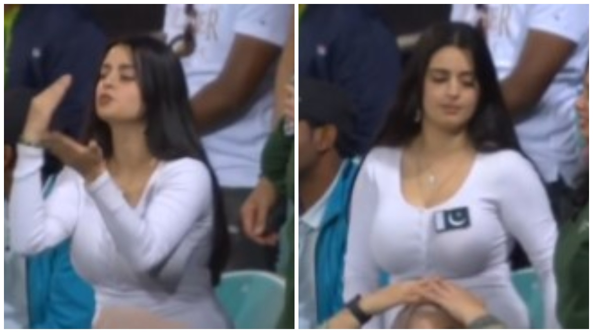 Flying kiss’ girl goes viral as Pakistan enters T20 WC final (WATCH)