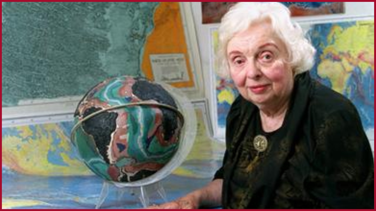 Who was Marie Tharp, American geologist honoured with Google Doodle?