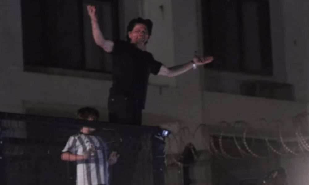 On 57th birthday, Shah Rukh Khan greets fans with his ‘signature pose’