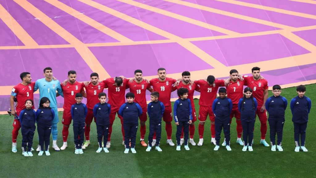 iran football team protest