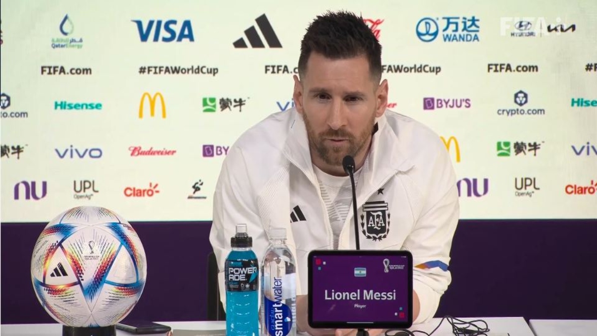 ‘Last opportunity to achieve my dream’: Lionel Messi addresses press before first game
