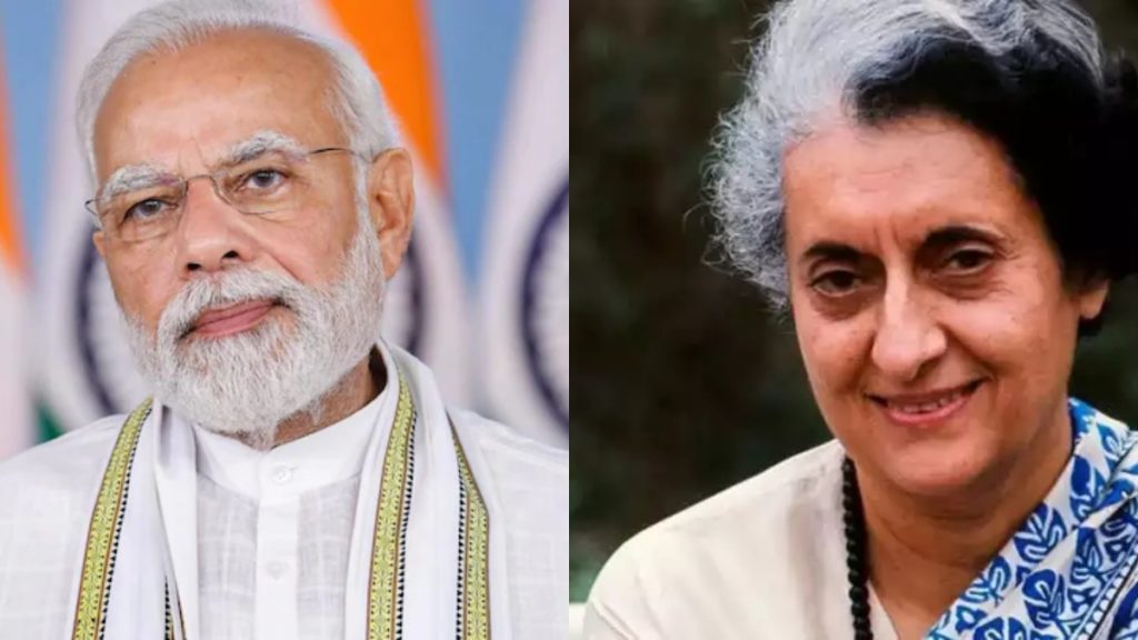 modi tribute indira gandhi