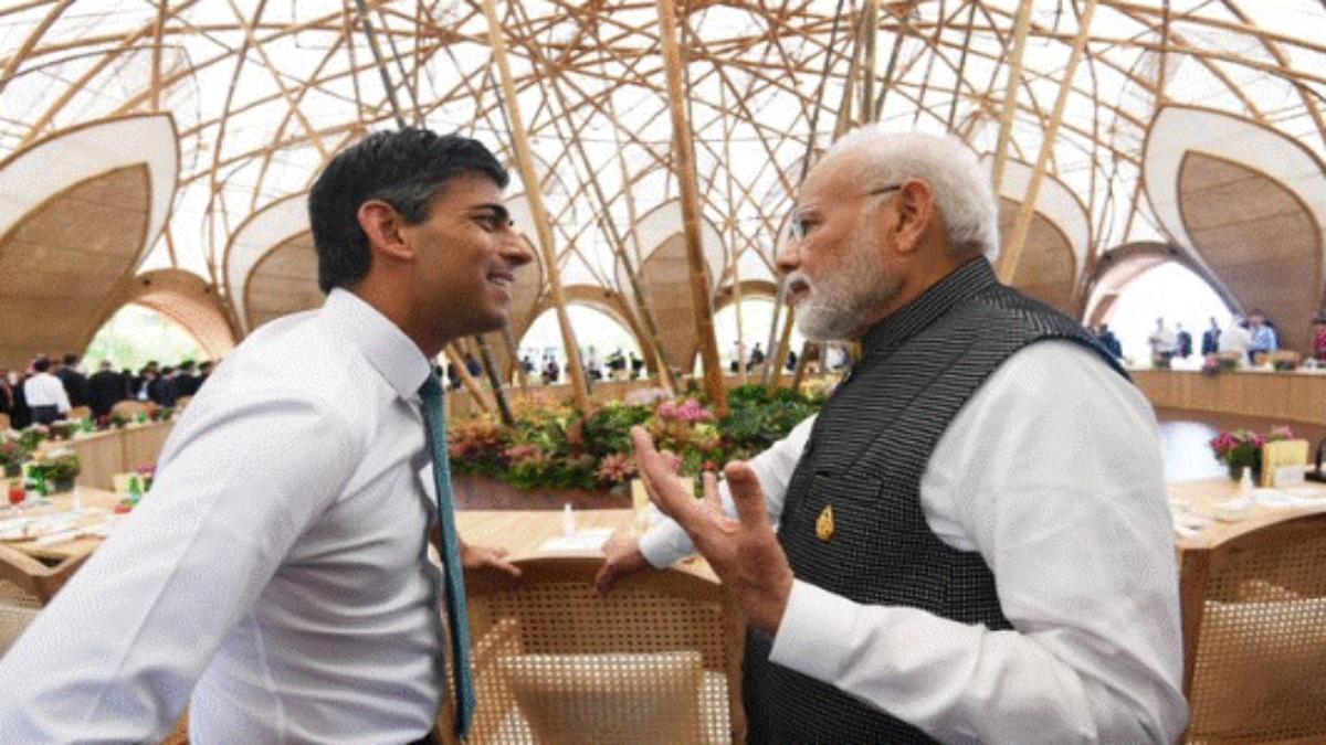 PM Modi meets UK counterpart Rishi Sunak for first time at G20 Summit