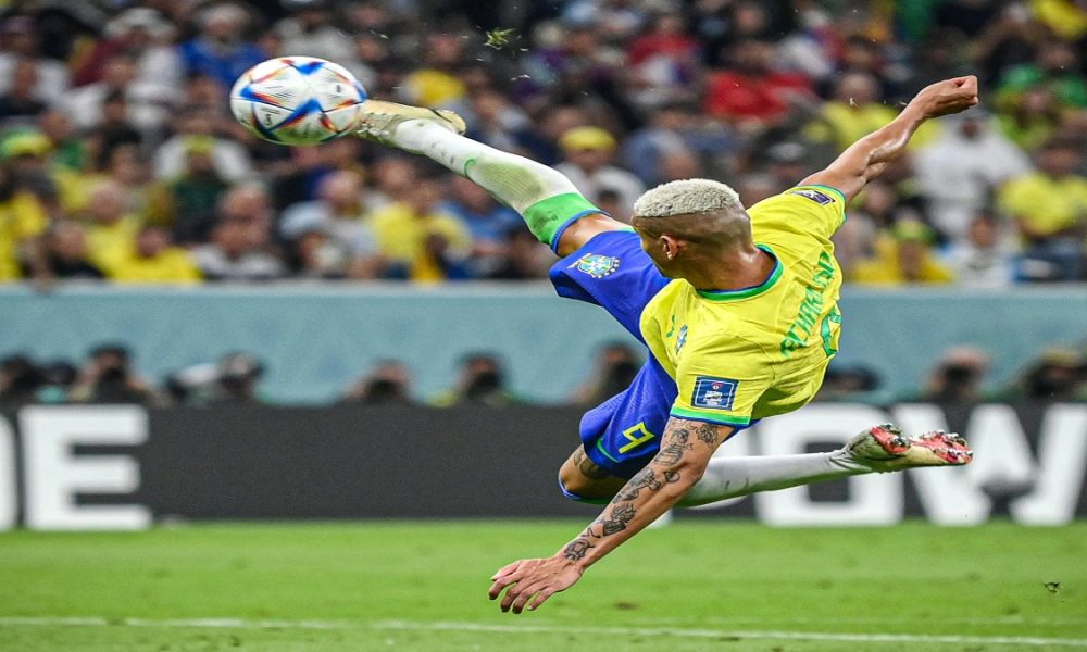 FIFA World Cup 2022 Brazil's Richarlison scores off stunning bicycle