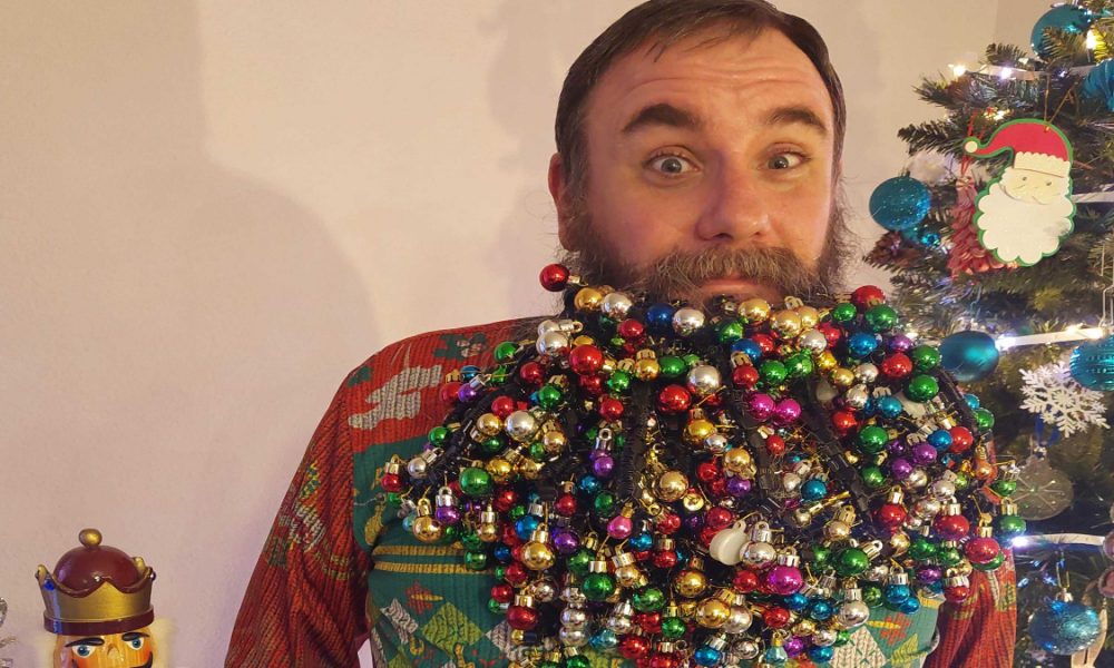 Guinness World Records to man for hanging 710 Christmas baubles from his beard