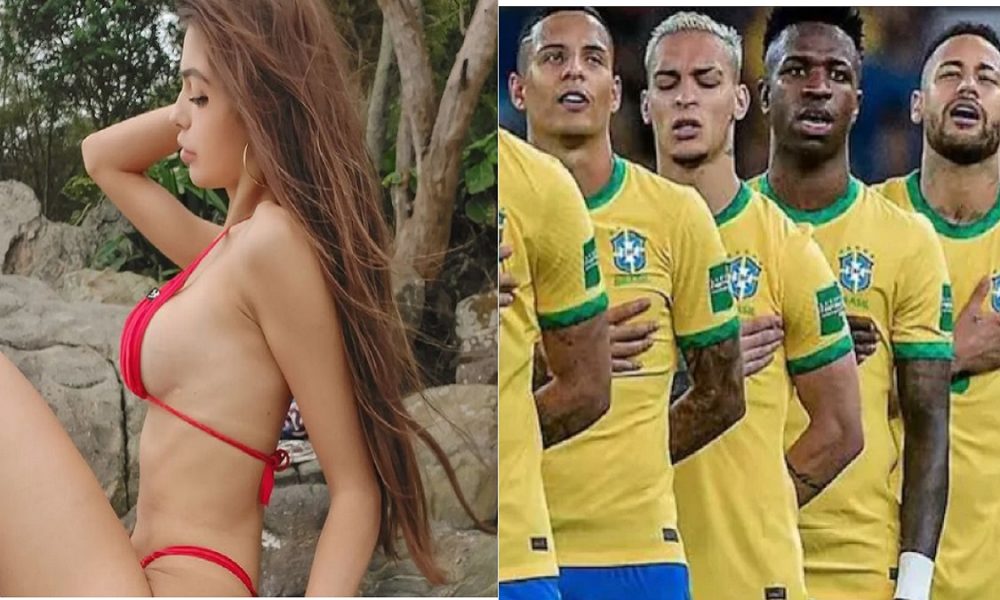 ‘Will share topless picture on every goal’: Brazilian model’s boast lights up social media