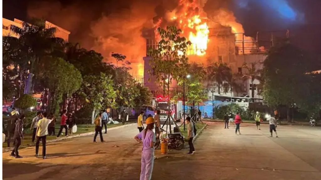 Cambodia casino fire