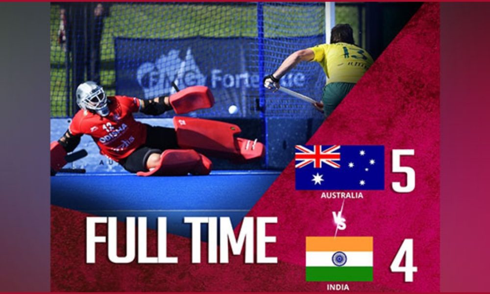 India lose final match of five-match series against Australia by 4-5