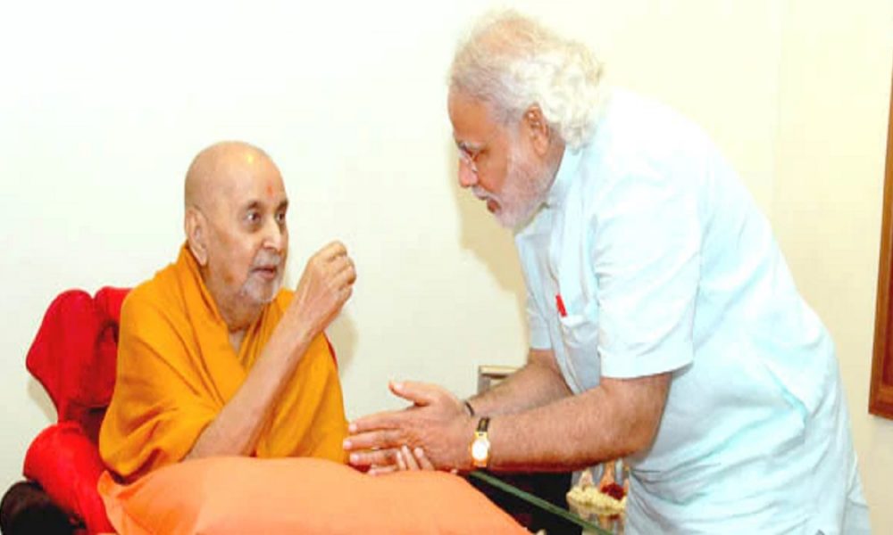 PM Modi pays tributes to Pramukh Swami Maharaj on his birth centenary, recalls ‘sweet memories’