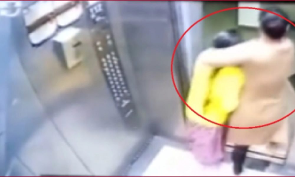 On Camera, Woman beats, drags domestic helper out of the elevator in Noida’s Cleo County society, FIR filed