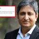 senior journalist Ravish Kumar