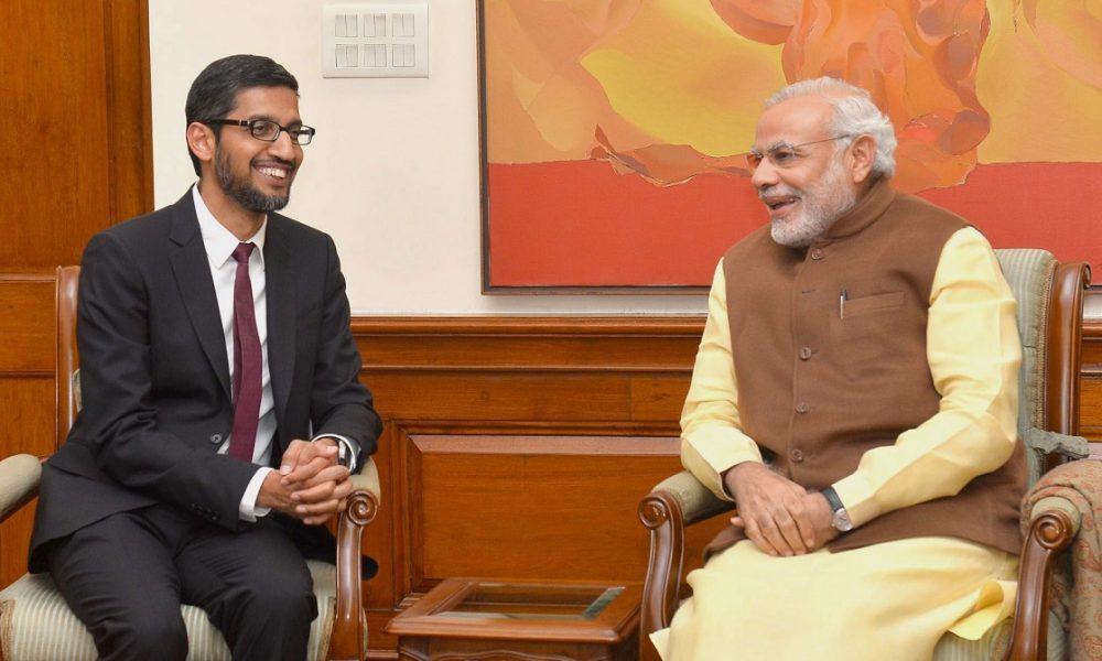 Google to invest 10 bn in India’s digitization: Sundar Pichai after meeting PM Modi