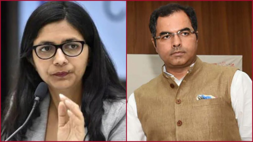 Swati Maliwal and MP Parvesh