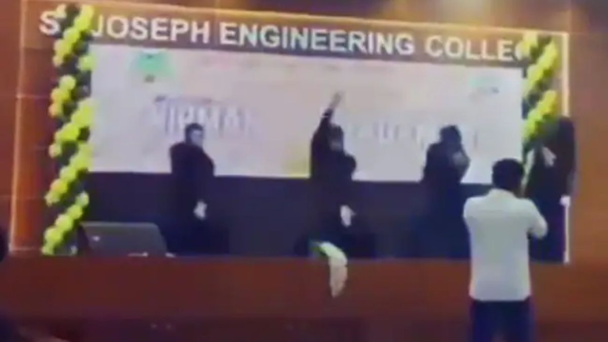 Viral Video: 4 Engineering students dance in Burqa in Mangaluru college event, suspended
