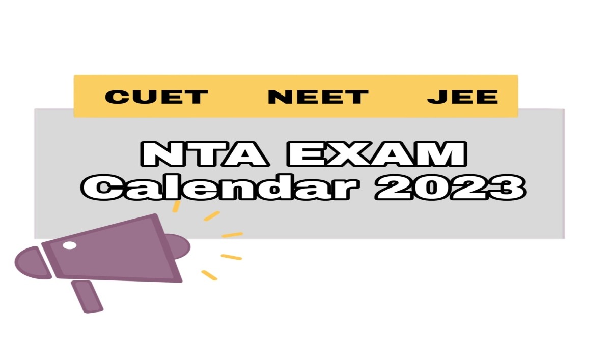 NTA Exam Calender 20232024 Released nta.nic.in; Check out important
