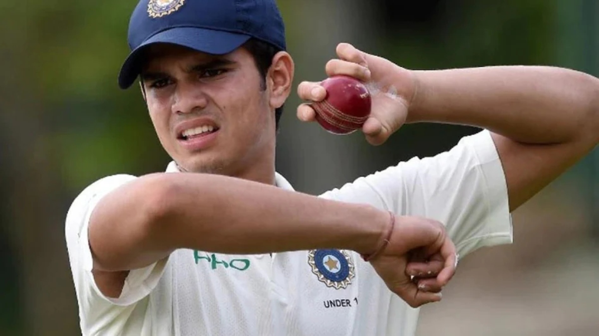 arjun tendulkar bowling 