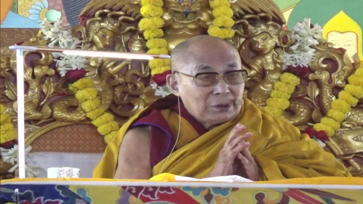 dalai lama at bodh gaya