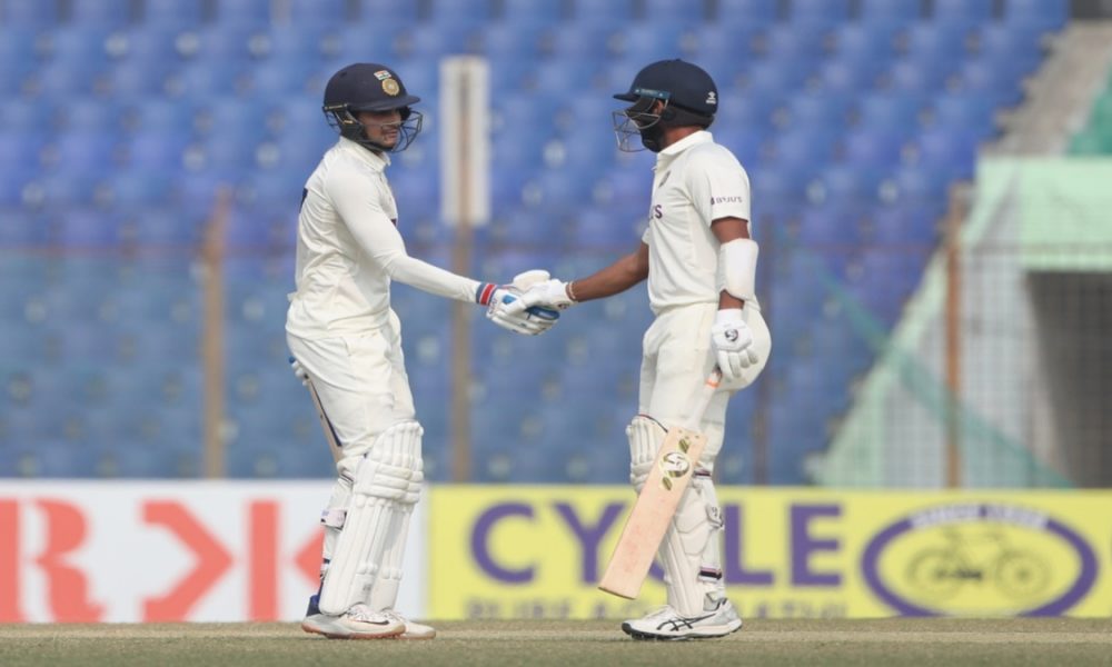 IND vs BAN 1st Test: Shubman Gill, Pujara score centuries to set target of 513 runs for hosts