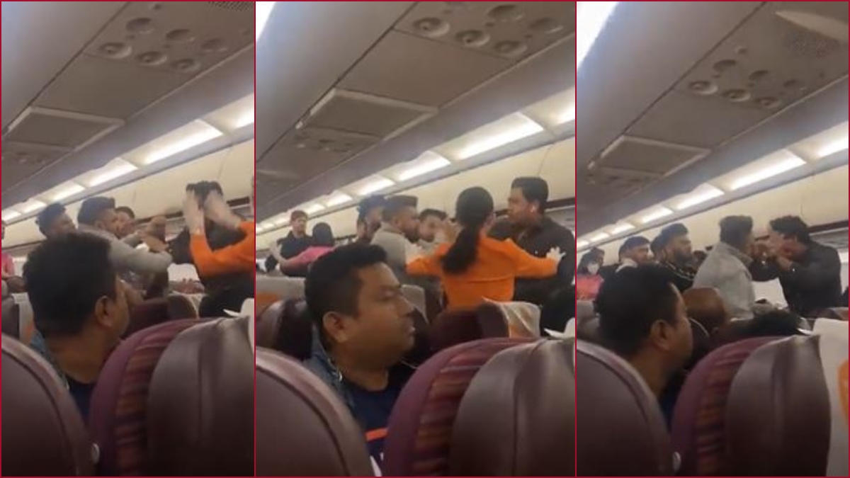 Mid-Air fight on Bangkok-Kolkata Thai Smile Airways flight, video goes viral; Netizens react