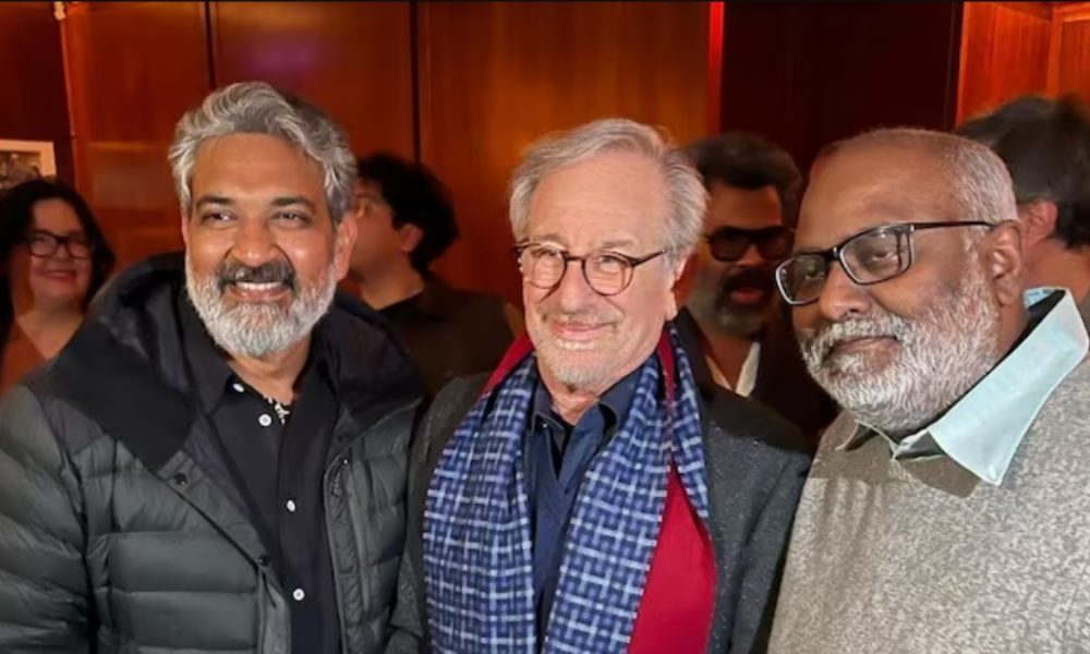 RRR director SS Rajamouli meets his ‘God’ Steven Spielberg (PICs)