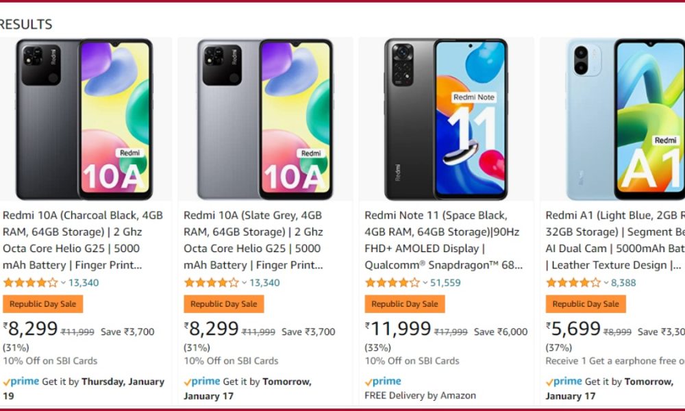 Amazon Great Republic Day Sale 2023 LIVE: Check out best deals on Apple iPhone 13, iQoo Neo 6, Realme Narzo 50 and more